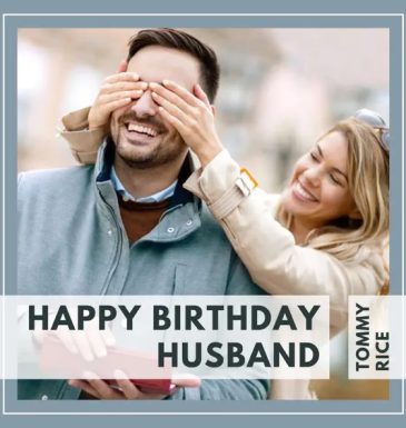 Happy Birthday, Husband